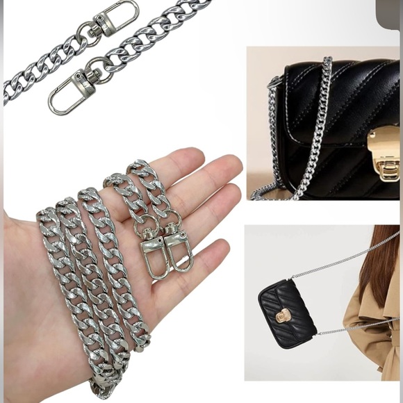 unbranded Accessories - Silver 47” removable bag chain to attach to any insert